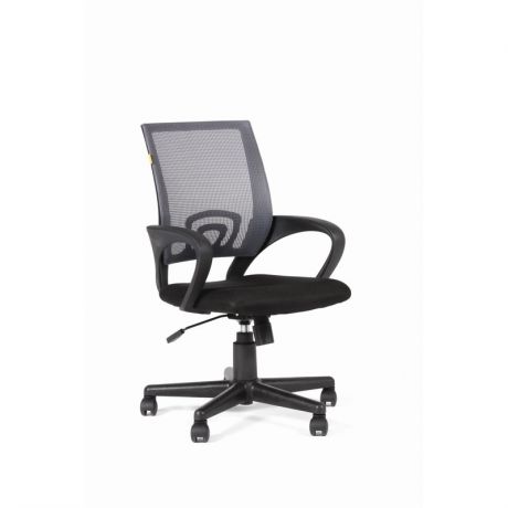 Кресло ткань черн/сетка серая, пластик, 498865 ШАТУРА Oфисные кресла