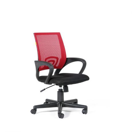 Кресло  ткань черн /сетка красн, пласт., 381457 ШАТУРА Oфисные кресла