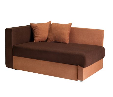 ШАТУРА Кушетка Глория Астра (коричневая-светло-коричневая) 2 подушки в комплекте