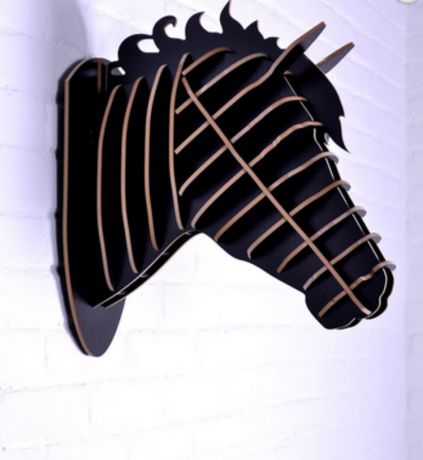 Mango Настенный декор "Лошадь  Черная"
