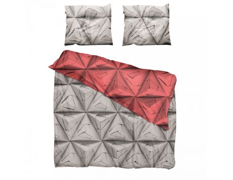 Snurk Комплект постельного белья "Оригами красный"