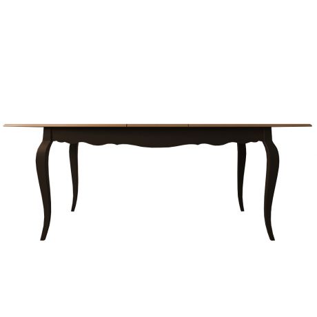 Etg-Home Раскладывающийся обеденный стол "Leontina Black"