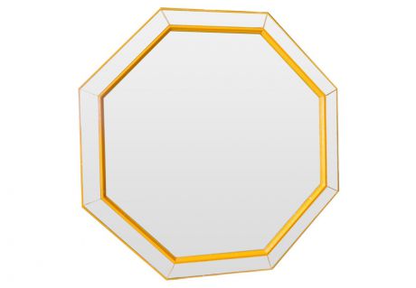 B-Home Зеркало "Yellow Octagon"