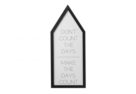 Bloomingville Постер "Don’t count the day"