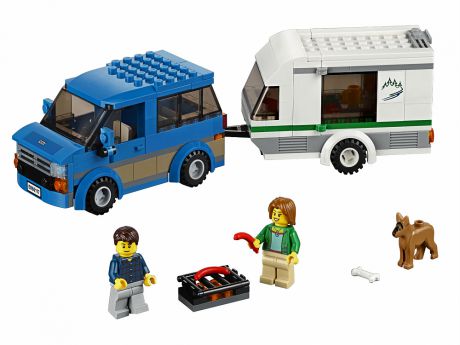 Конструктор LEGO LEGO 60117 Конструктор Фургон и дом на колёсах