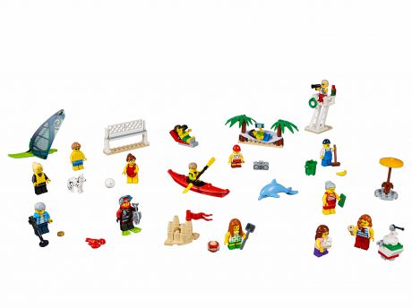 Конструктор LEGO LEGO 60153 Конструктор Отдых на пляже - жители LEGO CITY