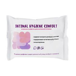 LOREN COSMETIC Влажные салфетки для интимной гигиены INTIMAL HYGIENE COMFORT 15 ШТ