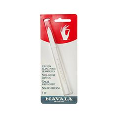 Инструменты для маникюра и педикюра Mavala Белый карандаш для ногтей Nail-White Crayon (Цвет White variant_hex_name F3F3F3)