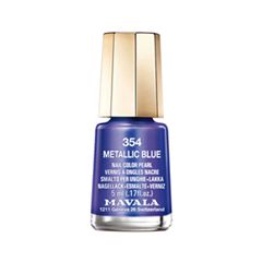 Лак для ногтей Mavala Metropolitan Color's Collection 354 (Цвет 354 Metallic Blue variant_hex_name 7565A5)