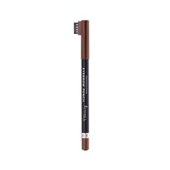 Карандаш для бровей Rimmel Professional Eyebrow Pencil 001 (Цвет 001 Dark Brown variant_hex_name 7B4E37)