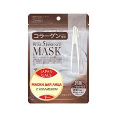 Тканевая маска Japan Gals Набор масок с коллагеном Pure 5 Essential 7 шт.