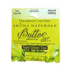 Бальзам для губ Aroma Naturals Бальзам Iced Green Tea - Therapeutic Lip Care (Объем 4 г)