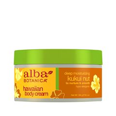 Крем для тела Alba Botanica Hawaiian Body Cream. Deep Moisturizing Kukui Nut Body Cream (Объем 184 г)