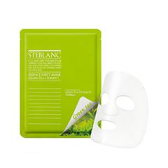 Тканевая маска Steblanc by Mizon Очищающая маска Essence Sheet Mask. Green Tea