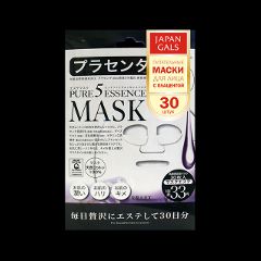 Тканевая маска Japan Gals Маска с плацентой Pure 5 Essential 30 шт.