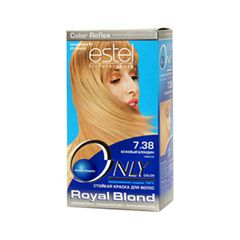 Перманентное окрашивание Estel Professional Only Color 7.38 (Цвет 7.38 Бежевый блондин variant_hex_name F0B980)
