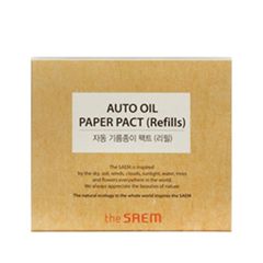 Матирующие салфетки The Saem Auto Oil Paper Pact Refills (Объем 50 шт.)