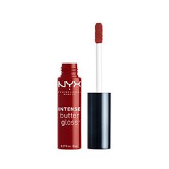 Блеск для губ NYX Professional Makeup Intense Butter Gloss 22 (Цвет 22 Cherry Custard variant_hex_name CC022F)