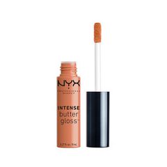 Блеск для губ NYX Professional Makeup Intense Butter Gloss 14 (Цвет 14 Peanut Brittle variant_hex_name EBBAAA)