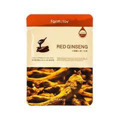 Тканевая маска FarmStay Visible Difference Mask Sheet Red Ginseng (Объем 23 мл)