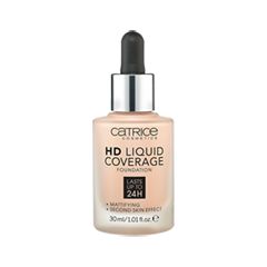 Тональная основа Catrice HD Liquid Coverage Foundation 010 (Цвет 010 Light Beige variant_hex_name EBC3A7)