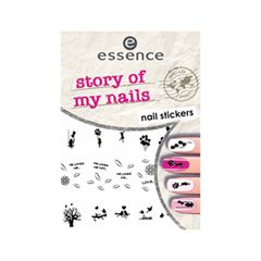 Дизайн ногтей essence Наклейки для маникюра Nail Art Sticker 06 (Цвет 06 Story of My Nails  variant_hex_name 000000)