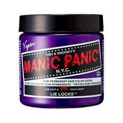 Полуперманентное окрашивание Manic Panic Classic Creme Lie Locks (Цвет Lie Locks variant_hex_name 513F7C)