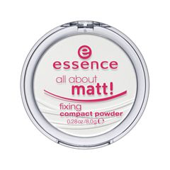 Пудра essence All About Matt! Fixing Compact Powder (Цвет Transparent variant_hex_name E8E7E4)