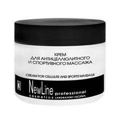 Крем New Line Cosmetics Крем для антицеллюлитного и спортивного массажа (согревающий) (Объем 300 мл)