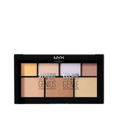 Для лица NYX Professional Makeup Strobe of Genius Illuminating Palette