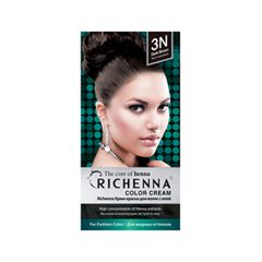 Перманентное окрашивание Richenna Color Cream 3N (Цвет 3N Dark Brown variant_hex_name 2D1F1E)