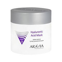Маска Aravia Professional Крем-маска с эффектом супер увлажнения Hyaluronic Acid Mask (Объем 300 мл)