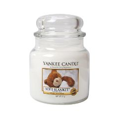 Ароматическая свеча Yankee Candle Soft Blanket Medium Jar Candle (Объем 411 г)