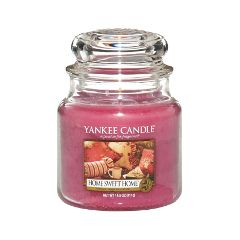 Ароматическая свеча Yankee Candle Home Sweet Home Medium Jar Candle (Объем 411 г)