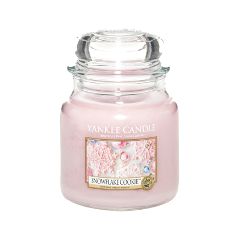 Ароматическая свеча Yankee Candle Snowflake Cookie Medium Jar Candle (Объем 411 г)