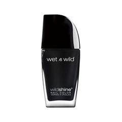 Лак для ногтей Wet n Wild Wild Shine Nail Color 485D (Цвет 485D Black Crème variant_hex_name 252525)