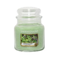Ароматическая свеча Yankee Candle Wild Mint Medium Jar Candle (Объем 411 г)