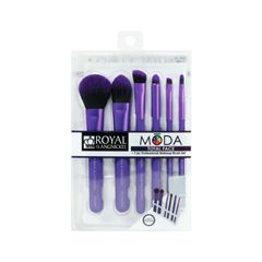 Набор кистей для макияжа Royal & Langnickel Moda™ Purple Total Face Set