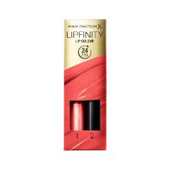 Жидкая помада Max Factor Lipfinity Lip Colour (Цвет 146 Just Bewitching variant_hex_name DD4650)