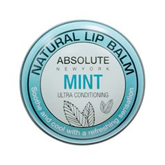 Цветной бальзам для губ Absolute New York Natural Lip Balm 02 (Цвет ANB02 Mint variant_hex_name 90BFC0)