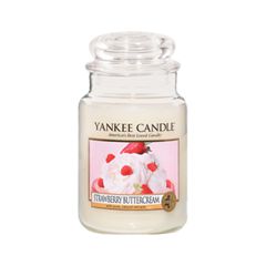 Ароматическая свеча Yankee Candle Strawberry Buttercream Jar Candle (Объем 623 г)