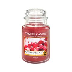 Ароматическая свеча Yankee Candle Cranberry Ice Jar Candle (Объем 623 г)