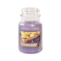 Ароматическая свеча Yankee Candle Lemon Lavender Jar Candle (Объем 623 г)