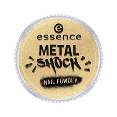 Дизайн ногтей essence Пудра для ногтей Metal Shock Nail Powder 04 (Цвет  04 A Touch Of Vintage  variant_hex_name E5D198)