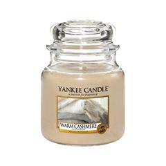 Ароматическая свеча Yankee Candle Warm Cashmere Jar Candle (Объем 411 г)