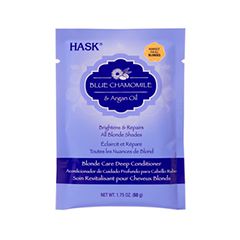 Маска Hask Blue Chamomile & Argan Oil Blonde Care Deep Conditioner Packette (Объем 50 г)