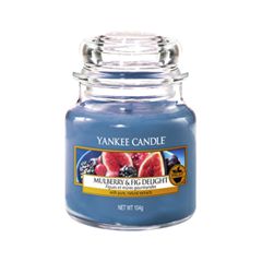 Ароматическая свеча Yankee Candle Mulberry & Fig Delight Jar Candle (Объем 104 г)