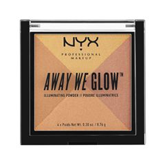 Хайлайтер NYX Professional Makeup Away We Glow Illuminating Powder 03 (Цвет 03 Candlelit  variant_hex_name DBAF6E)