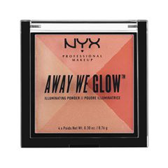 Хайлайтер NYX Professional Makeup Away We Glow Illuminating Powder 01 (Цвет 01 Summer Reflection  variant_hex_name D86D5B)