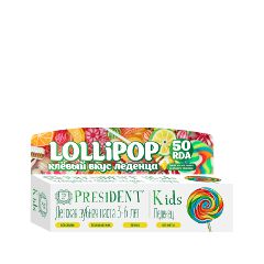 Зубная паста PresiDENT Lollipop (Объем 50 мл)